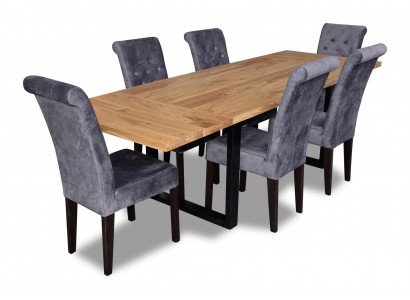 Eettafel 6x stoelen Stoel Tafel Eetkamerset Eetgroep Tafels 7-delige set Nieuw