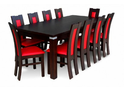Eettafel eetkamer set eetgroep klassieke tafel 11-delig set stoel 10x stoelen