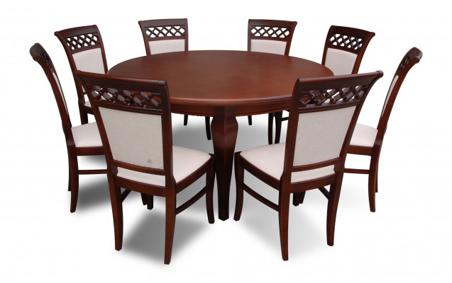 Ronde tafel, ronde tafel, houten tafel, ronde vergadertafel, vergadertafel