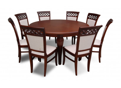 Ronde tafel, ronde tafel, houten tafel, ronde vergadertafel, vergadertafel