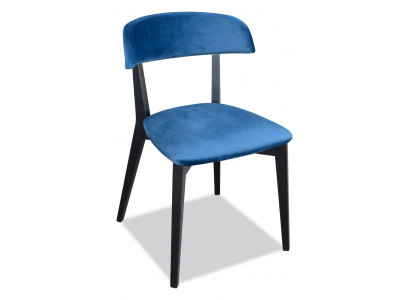 Eetkamerstoelen met leuning en bekleding, set van 4 designstoelen nieuw.