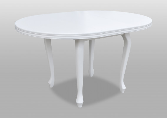 Klassieke ronde houten ontwerptafels voor eetkamer en woonkamer.