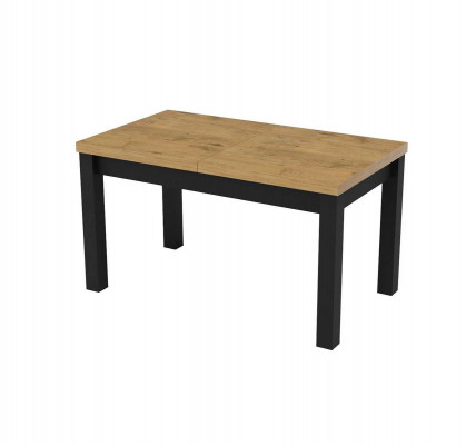 Moderne eettafel in bruin design, houten tafel, meubels voor de woonkamer, nieuw.