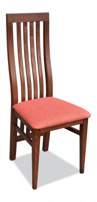 Leunstoel bekleding stoelen restaurant eetkamer hout, stof set 4x Designstoel leer