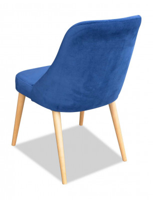 Massief houten stoel Eetkamerstoel Designer textiel stoel Stoelen Eetkamerstoelen K78