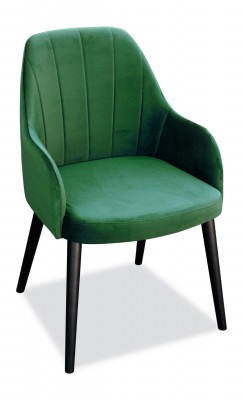 Massief houten eetkamerstoel Designer textiel stoel Stoelen Eetkamerstoelen K80