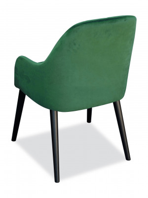 Massief houten eetkamerstoel Designer textiel stoel Stoelen Eetkamerstoelen K80