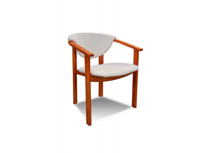 Luxe design gestoffeerde stoel stoelen zit leun bureau eetkamer massief hout K27 Nieuw