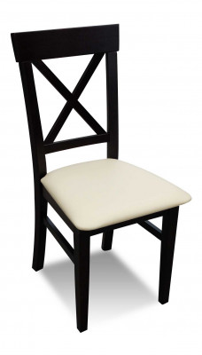 Klassieke stoel Zwart Houten Zitting Gestoffeerd Ontwerp Textiel Modern Stijl Nieuw