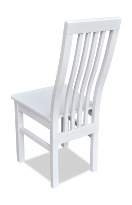 Klassieke stoelen, ontwerper eetkamerstoel, luxe witte houten stoel.