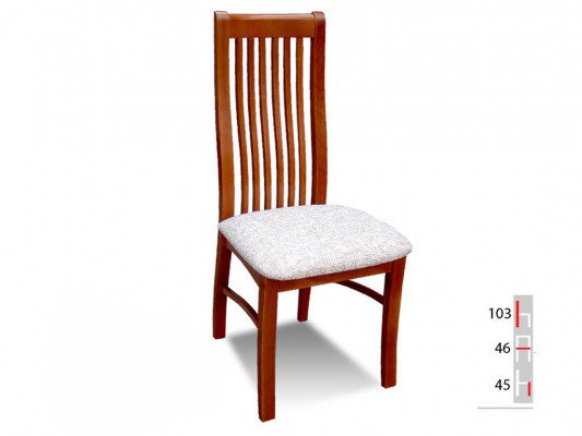 Massief houten eetkamerstoel Designer lederen stoel Decoratieve stoelen