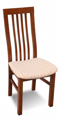 Luxe design gestoffeerde stoel stoelen zitting rug kantoor kantoor eetkamer hout K5