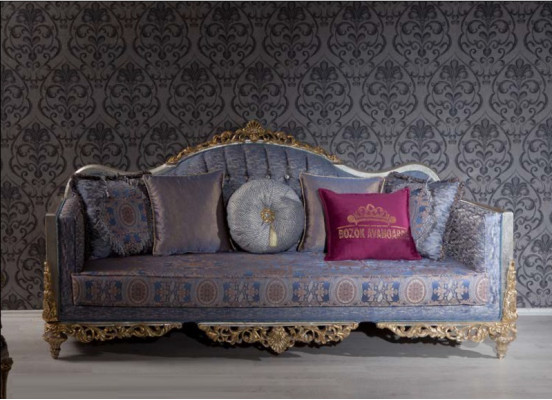 Ontwerp Bank 3 zits Bekleding Luxe Klassieke Stoffen Bankstellen Chesterfield
