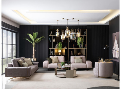 Luxe bankstel 3+3+1 zits bankstel set meubels inrichting zitkussens