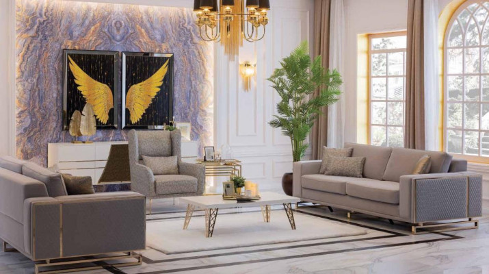 Moderne bankstel 3+2+1 zitsbank meubels luxueus ontwerpen bankstel