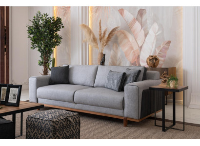 Grote bank 242cm bank stoffering meubels banken stoffen bank inrichting textiel
