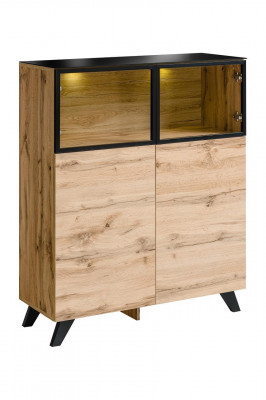 Woonkamer Modern Set Vitrine Ladekast Woonkamer TV-meubel Design Nieuw