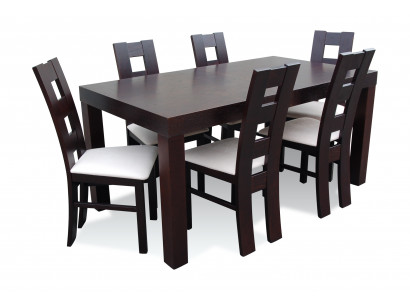 Designer eettafel groep stoelen tafels houten tafel kantoor eetkamer