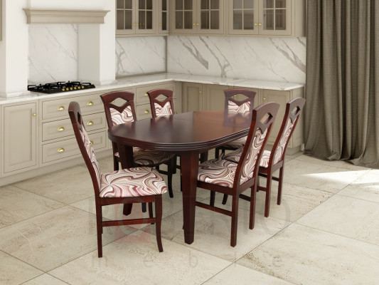 Eettafel zitgroep tafel stoel set eetkamer sets ontwerp 6 stoelen