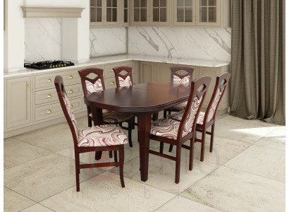 Eettafel zitgroep tafel stoel set eetkamer sets ontwerp 6 stoelen