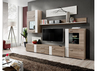 Wandmeubel TV Wand Houten Stijl Modern Rek Woonkamer Meubels Kast Nieuw