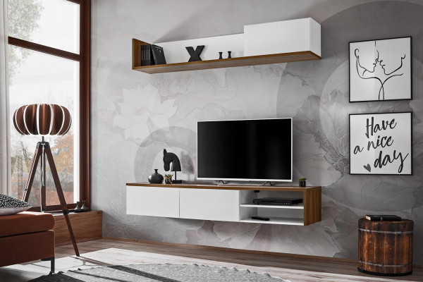 Woonkamer wandplank Modern design TV-standaard Woonkamer inrichting Nieuw