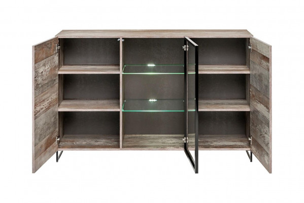 Ladekast woonkamer hout Sideboard hout Inrichting Modern Design Nieuw