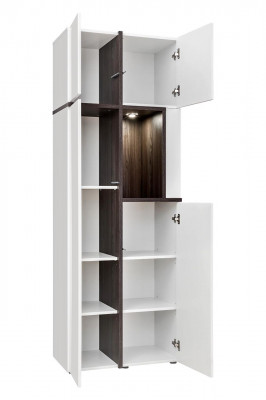Witte kast in moderne luxe woonkamerdesigner houten meubels nieuw.