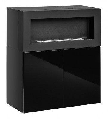 Lade met ingebouwde open haard Moderne designer kast Woonkamer