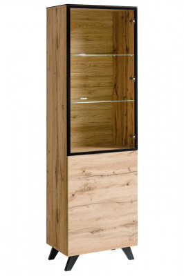 Woonkamer Luxe Vitrine Kast Hout Modern Meubilair Designer Inrichting