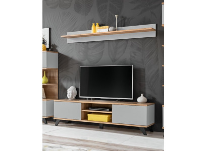 Woonkamer luxe set tv-standaard modern rek meubilair hout ontwerper