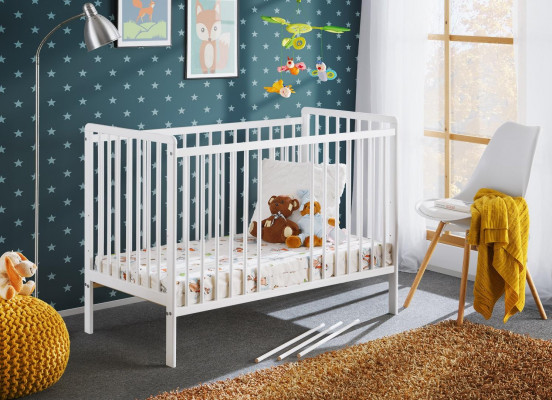Babybed Slaapkamer Kinderbed Meubels Kinderkamer Ontwerper wit Meubels Nieuw