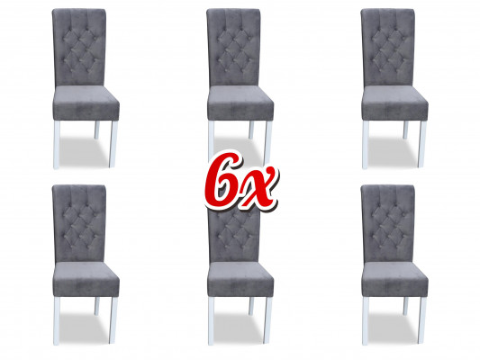 Stoelgroep Complete set van 6 armstoelen Stoelen Groepen Set Eetkamer