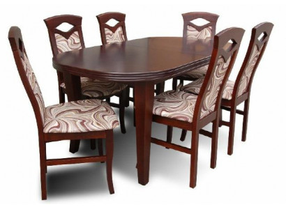 Eettafel + 6 stoelen Eetkamerset Eetgroep Groepstafel Tafel Tafels