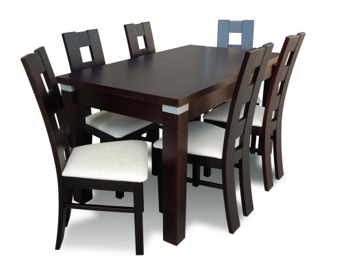 Eetset Eettafel 6 x Stoel Set Meubilair Tafel Eetgroep 7-delig Tafels Nieuw