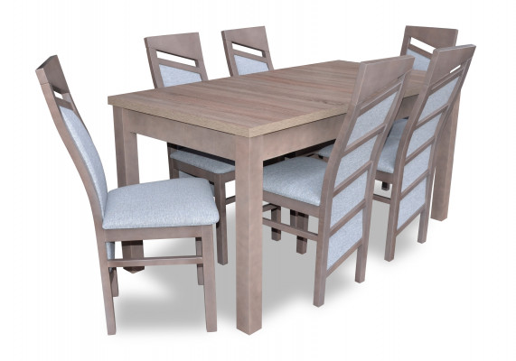 Eetkamer set tafel + 6 stoelen Stoel set Eethoeken Tafels Eetgroep