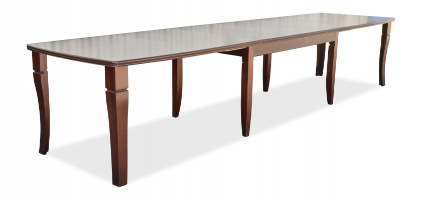 Keukendesigner Eettafel Tafel Woonkamer Hout Luxe Tafels 100x160/400cm Meubels