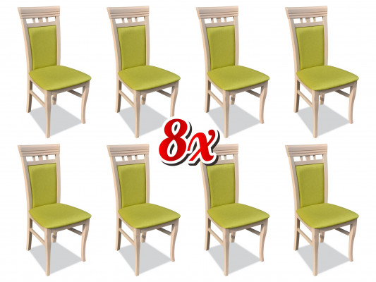 Eetkamer Complete zitgroep Designstoel Set Stoelen 8x Stel Groepen Nieuw