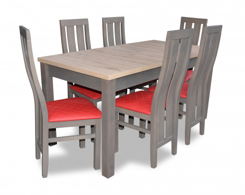 Eettafel zitgroep Tafel Stoel Set Eetkamer Garnituren Design Sets