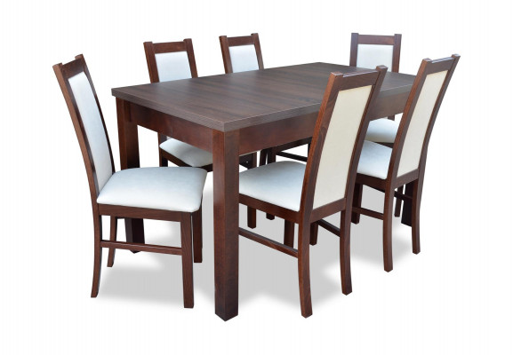 Luxe eettafel 6 stoelen eetkamerset eetgroep klassieke tafel 7-delige set stoel