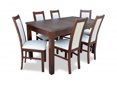 Luxe eettafel 6 stoelen eetkamerset eetgroep klassieke tafel 7-delige set stoel