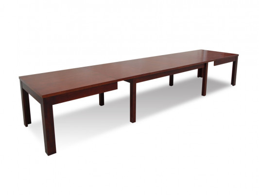 Tafel Eettafel Houten tafel XXL Vergadertafel 90x150cm Uitschuifbaar 150x390cm