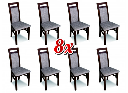 Eetkamerstoelen Textielgroep Meubilair Hout Set 8x Stoelset Fauteuilmeubilair