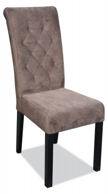 Moderne Chesterfield eetkamerstoelen 4x stoelen voor eetkamer stoffen eetkamerset nieuw