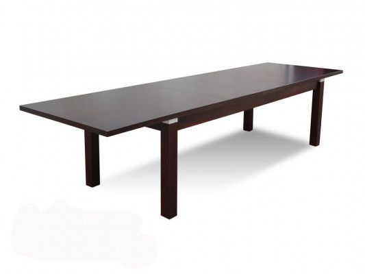Tafel Eettafel Houten tafel XXL Vergadertafel 80x140cm Uitschuifbaar 140x180cm