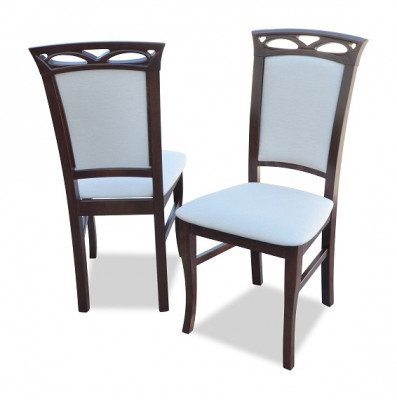 6x Designer stoel set eetkamer - rugleuning gestoffeerde zitstoelen compleet stel