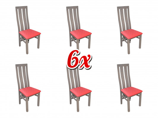 Eetkamer set van 6 eetkamerstoelen set stoelen set compleet groep