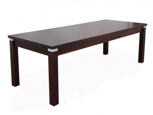 Tafel Eettafel Houten tafel XXL Vergadertafel 100x200cm Uitschuifbaar 200x290cm