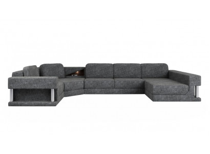 Hoekbank U-vorm met slaapfunctie Slaapbank Nieuw Woonkamersofa Multifunctionele bank