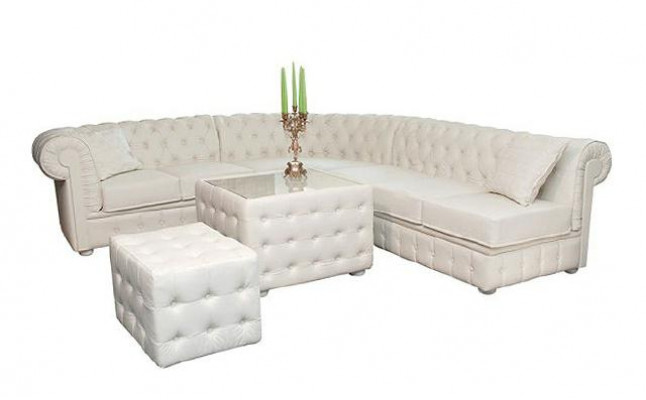 Hoekbank Chesterfield Bank Leren Bank Beklede Hoek Bankstel Bank Klassiek